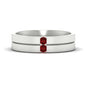 Mens 2 Stone Band Fascinating Diamonds