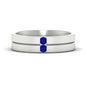 Mens 2 Stone Band Fascinating Diamonds