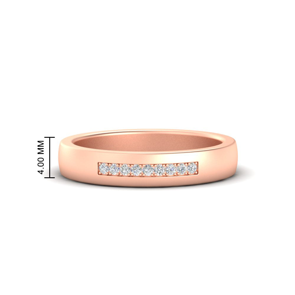 Mens 9 Stone Simple Diamond Band Fascinating Diamonds