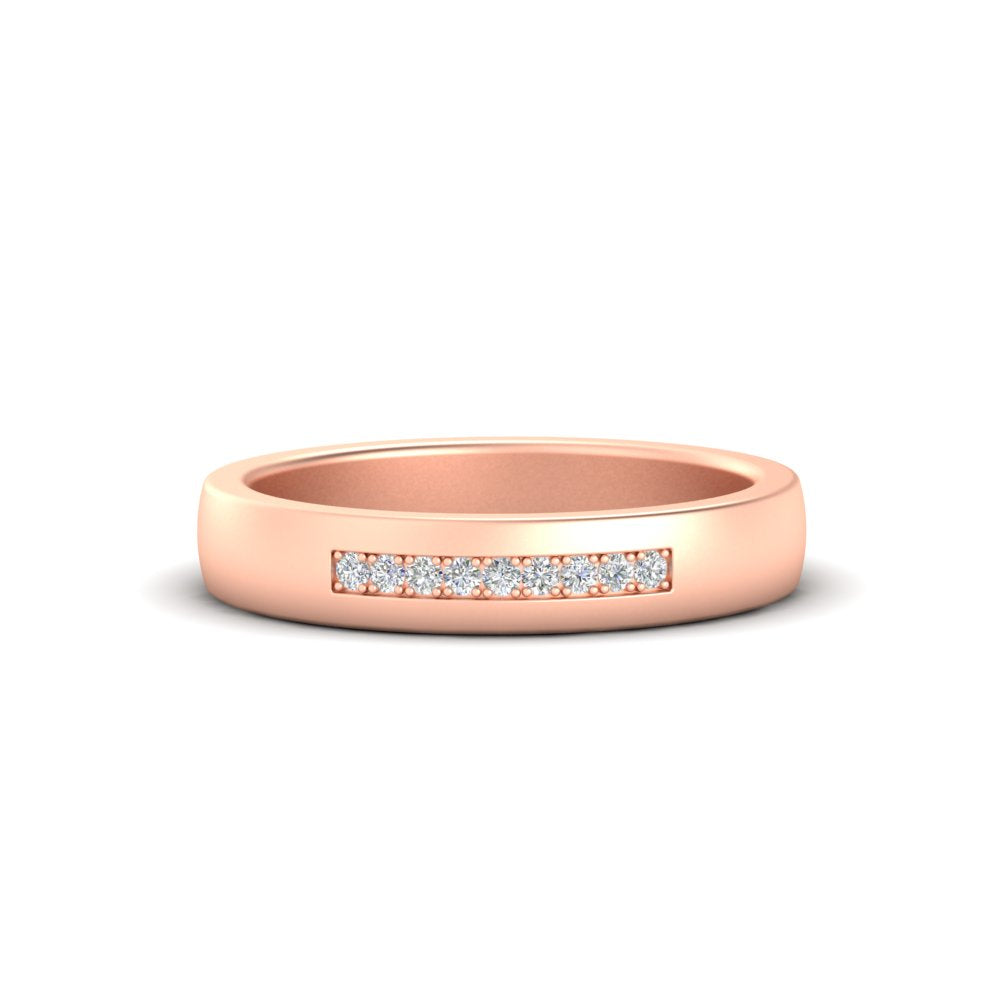 Mens 9 Stone Simple Diamond Band Fascinating Diamonds