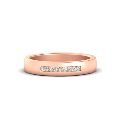 Mens 9 Stone Simple Diamond Band Fascinating Diamonds