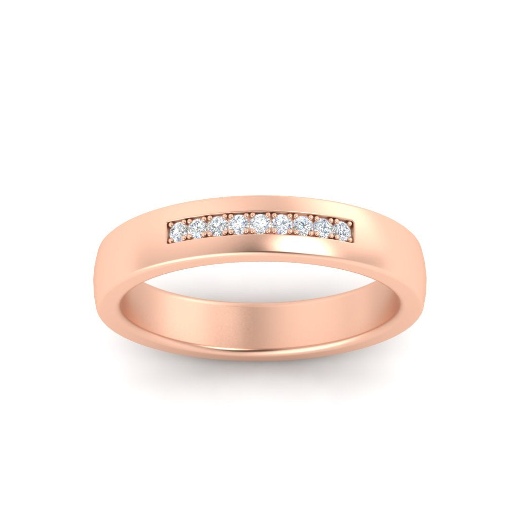 Mens 9 Stone Simple Diamond Band Fascinating Diamonds