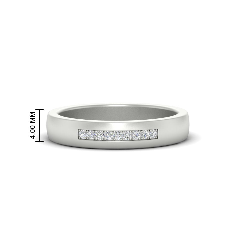 Mens 9 Stone Simple Diamond Band Fascinating Diamonds