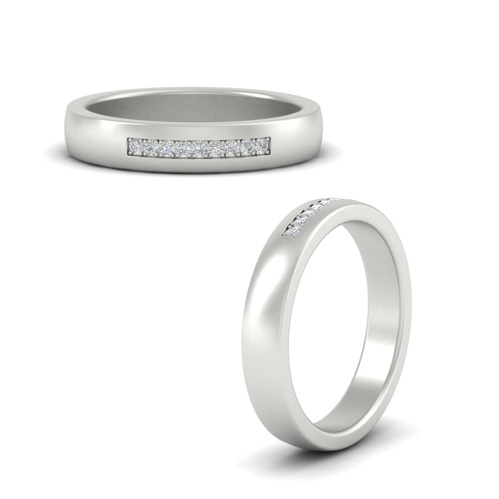 Mens 9 Stone Simple Diamond Band Fascinating Diamonds