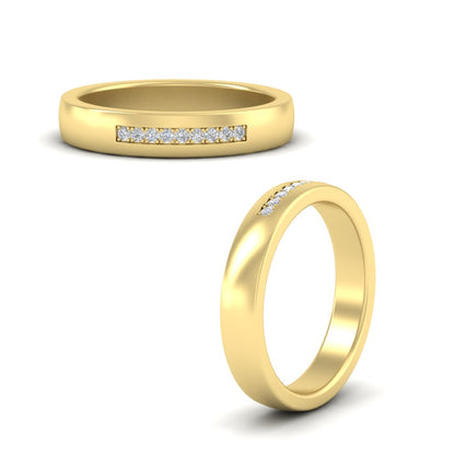 Mens 9 Stone Simple Diamond Band Fascinating Diamonds
