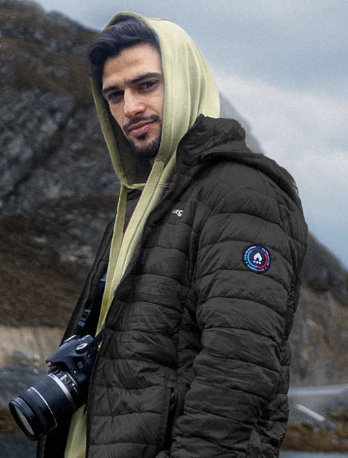 Men's Alpafill Puffer Alpaca Jacket Purely Alpaca
