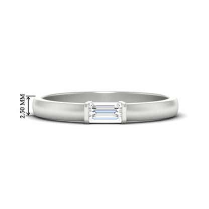 Mens Baguette Diamond Engagement Ring Fascinating Diamonds