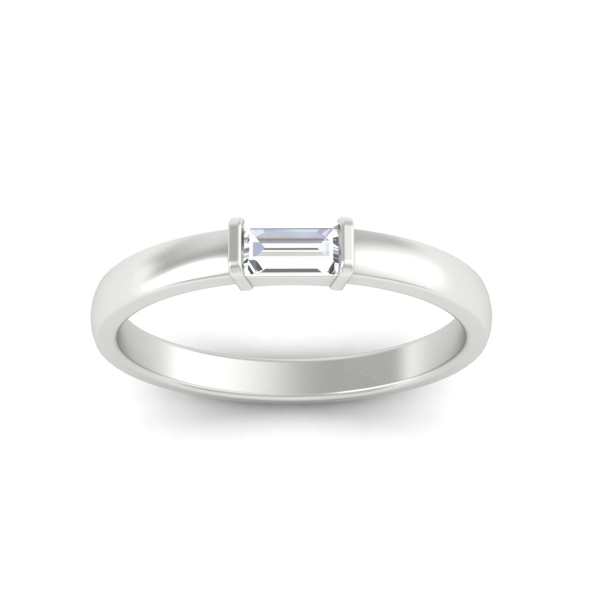 Mens Baguette Diamond Engagement Ring Fascinating Diamonds