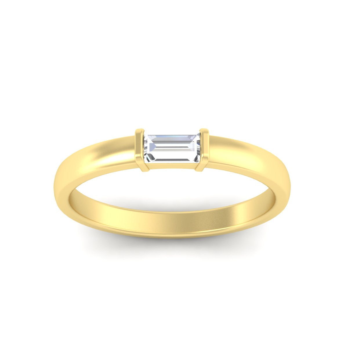 Mens Baguette Diamond Engagement Ring Fascinating Diamonds