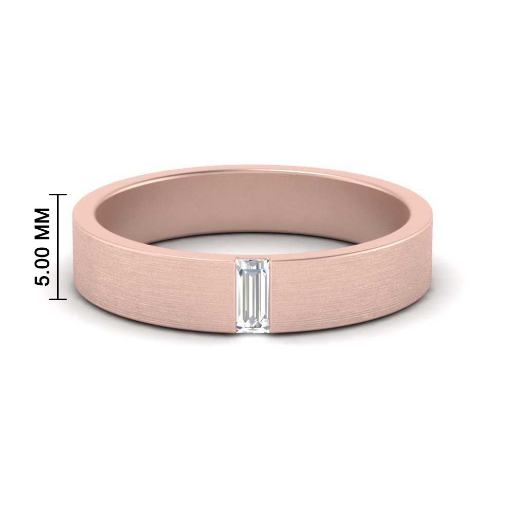 Mens Baguette Diamond Wedding Ring Fascinating Diamonds