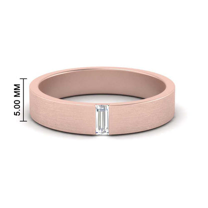 Mens Baguette Diamond Wedding Ring Fascinating Diamonds