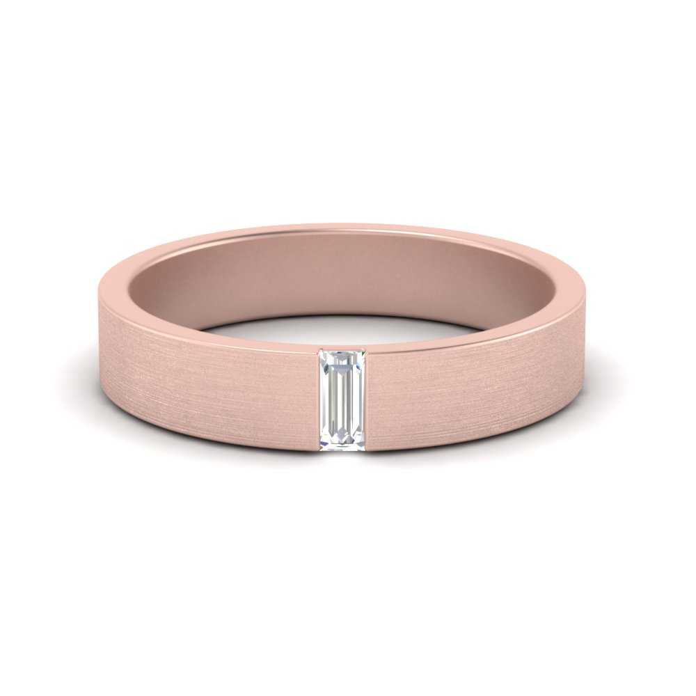 Mens Baguette Diamond Wedding Ring Fascinating Diamonds