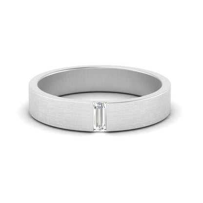 Mens Baguette Diamond Wedding Ring Fascinating Diamonds