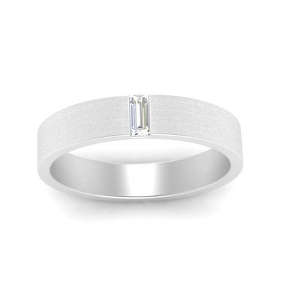 Mens Baguette Diamond Wedding Ring Fascinating Diamonds
