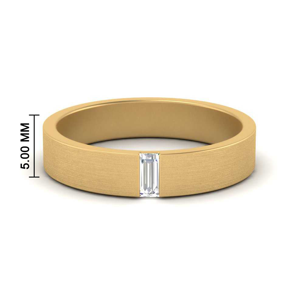 Mens Baguette Diamond Wedding Ring Fascinating Diamonds