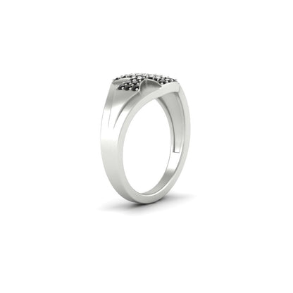 Mens Cross Gemstone Engagement Ring Fascinating Diamonds