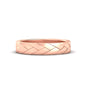 Mens Braided Design Promise Ring Fascinating Diamonds