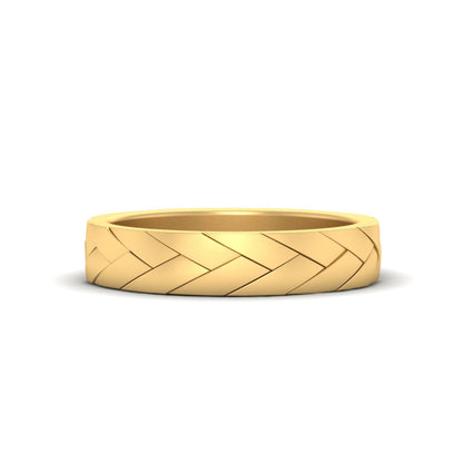 Mens Braided Design Promise Ring Fascinating Diamonds