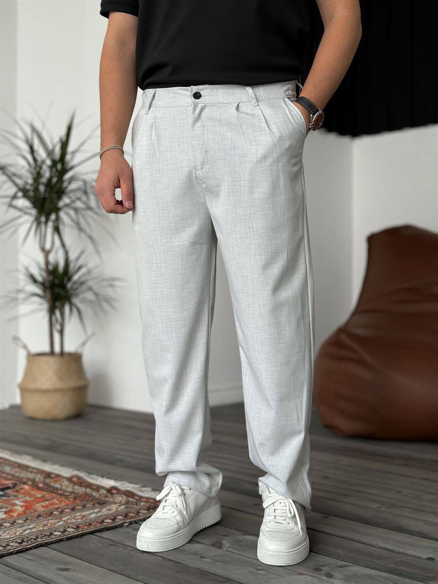 Modern Essential Men's Pleated Trousers – Tailored Comfort for Everyday Refinement Withinblack