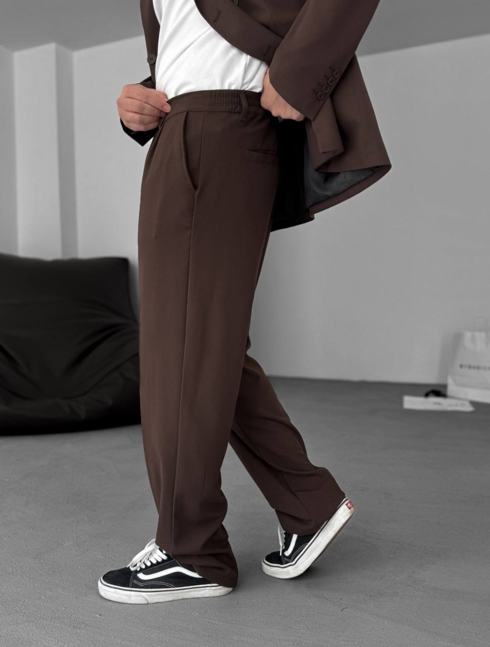 Modern Essential Men's Pleated Trousers – Tailored Comfort for Everyday Refinement Withinblack