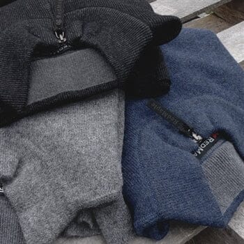Men's Bucksport Half-Zip Alpaca Pullover Purely Alpaca