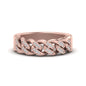 Mens Cuban Link Diamond Wedding Ring Fascinating Diamonds