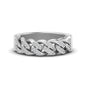 Mens Cuban Link Diamond Wedding Ring Fascinating Diamonds
