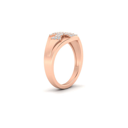 Mens Cross Gemstone Engagement Ring Fascinating Diamonds