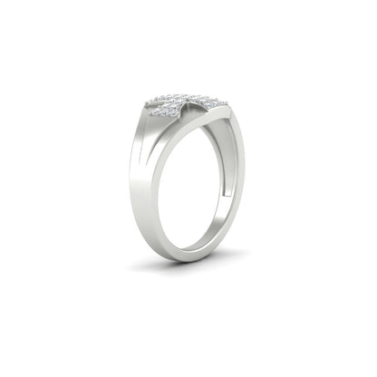 Mens Cross Gemstone Engagement Ring Fascinating Diamonds