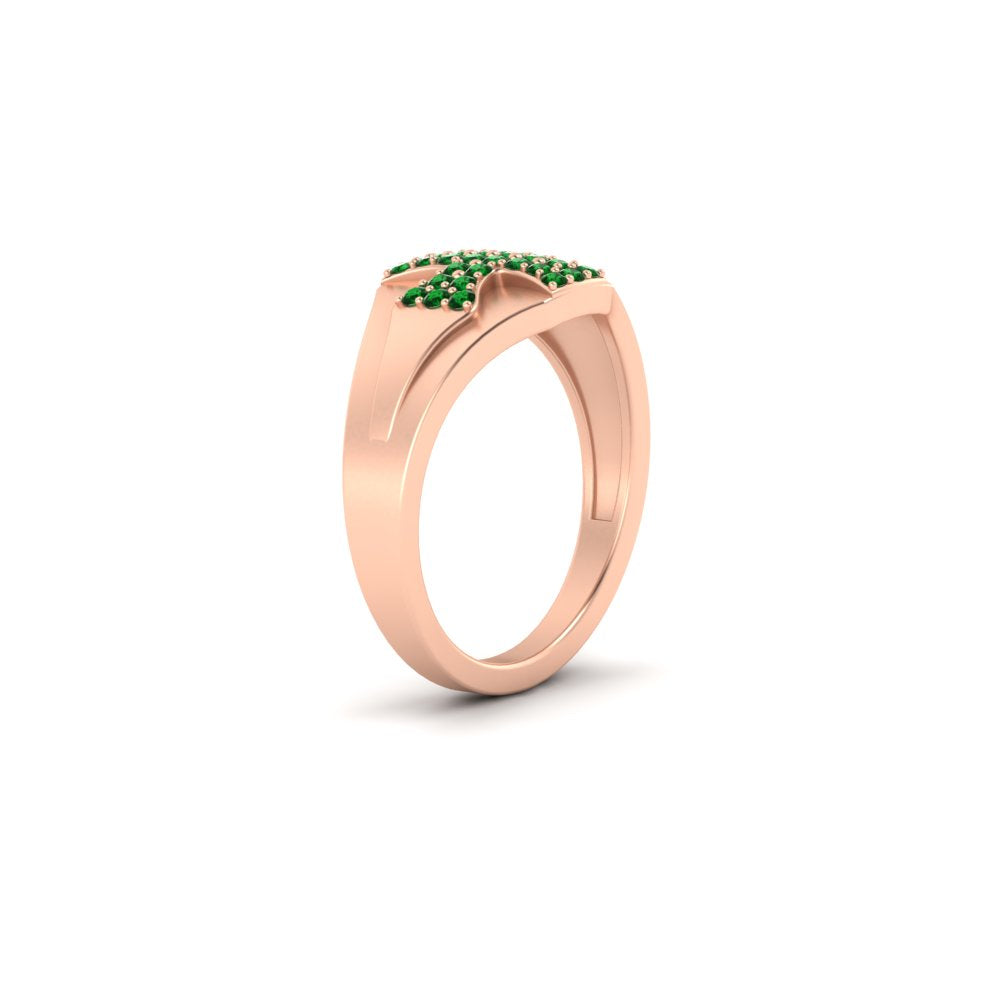 Mens Cross Gemstone Engagement Ring Fascinating Diamonds