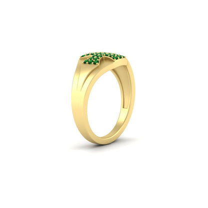 Mens Cross Gemstone Engagement Ring Fascinating Diamonds