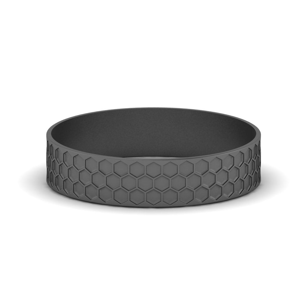 Mens Honey Comb Wedding Ring Fascinating Diamonds