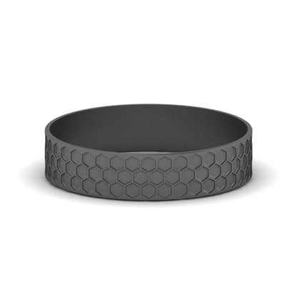Mens Honey Comb Wedding Ring Fascinating Diamonds