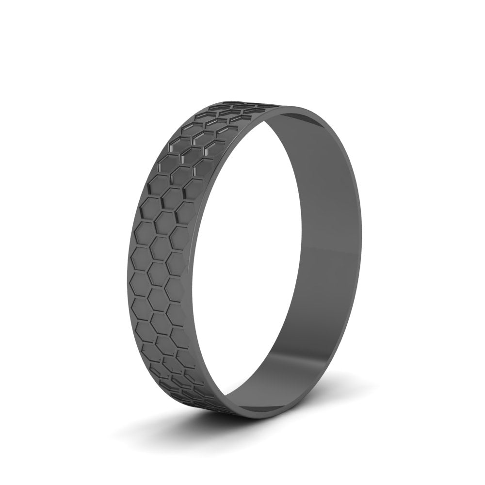 Mens Honey Comb Wedding Ring Fascinating Diamonds