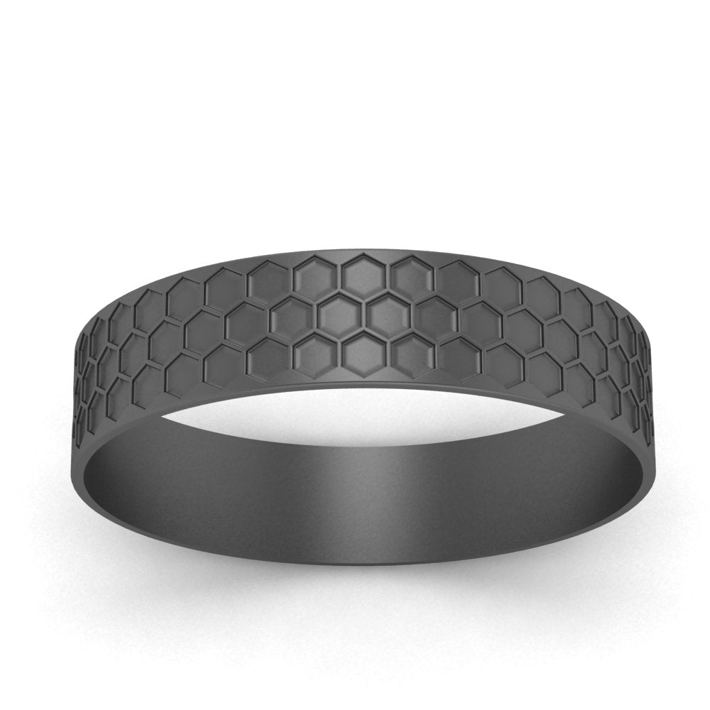Mens Honey Comb Wedding Ring Fascinating Diamonds