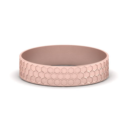 Mens Honey Comb Wedding Ring Fascinating Diamonds
