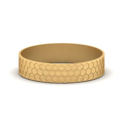 Mens Honey Comb Wedding Ring Fascinating Diamonds