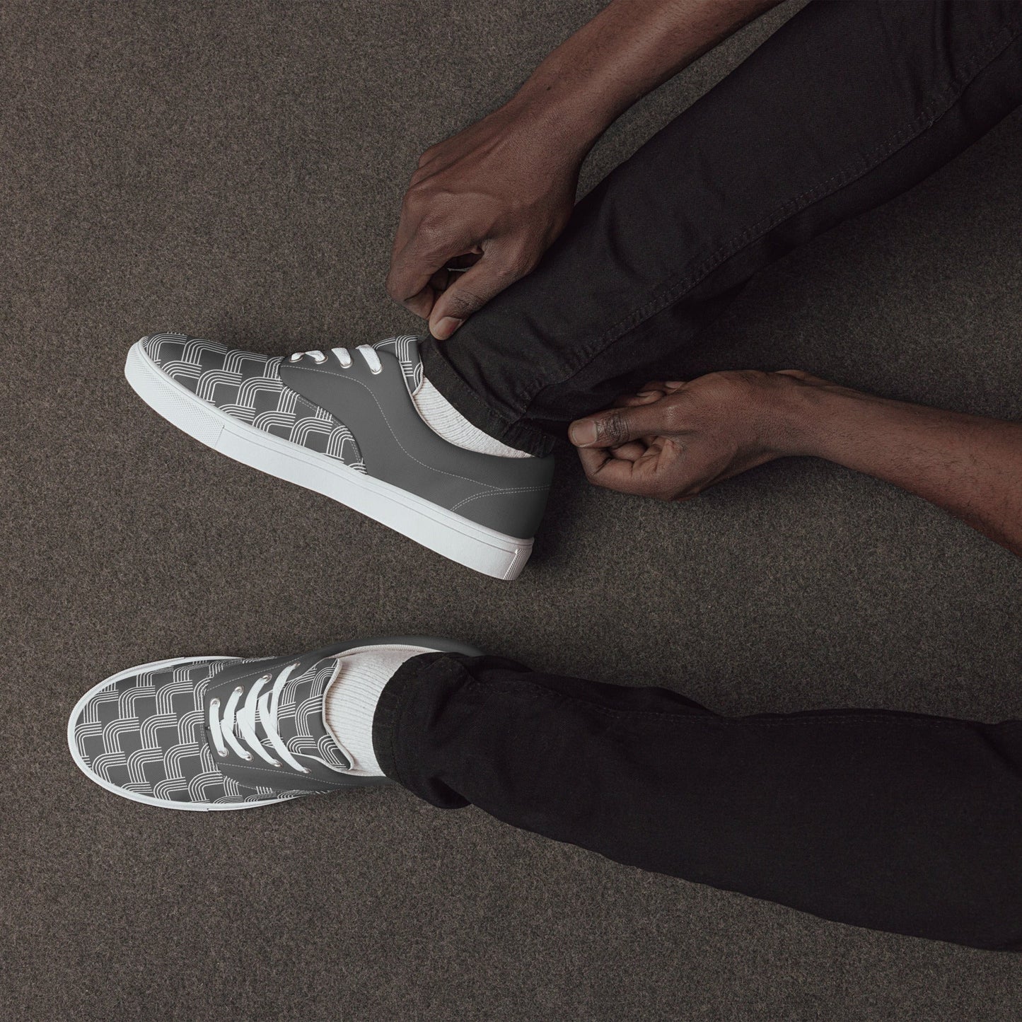 EXUBERANT - Mens Lace Up Canvas Everyday Shoes, Durale, Minimalist, Comfortable THE EXUBERANT STORE