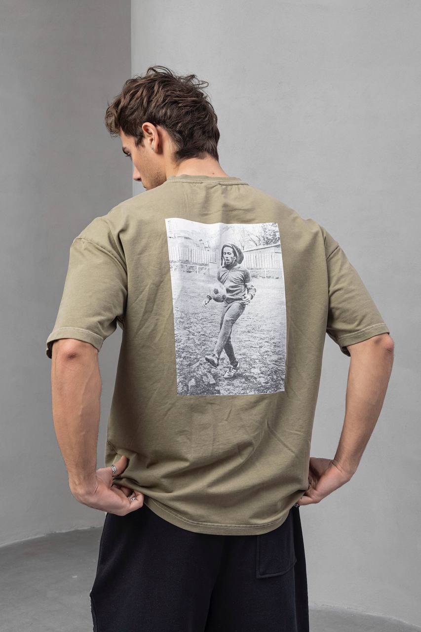 Men's Oversize '77' Graphic T-Shirt Withinblack