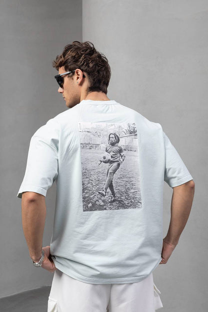 Men's Oversize '77' Graphic T-Shirt Withinblack