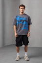 Men's Oversize Graphic T-Shirt – '2MORROW FREEDOM' Withinblack