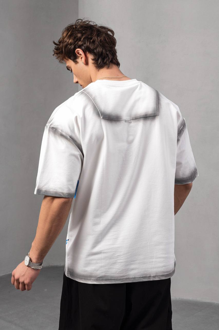 Men's Oversize Graphic T-Shirt – '2MORROW FREEDOM' Withinblack