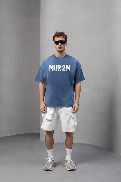 Men's Oversize Graphic T-Shirt – Thunder Mode Withinblack