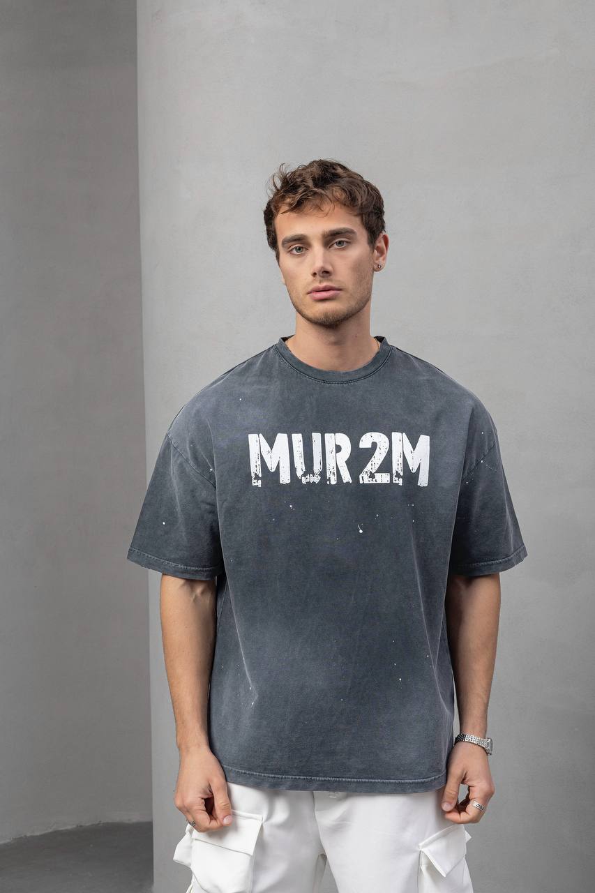 Men's Oversize Graphic T-Shirt – Thunder Mode Withinblack