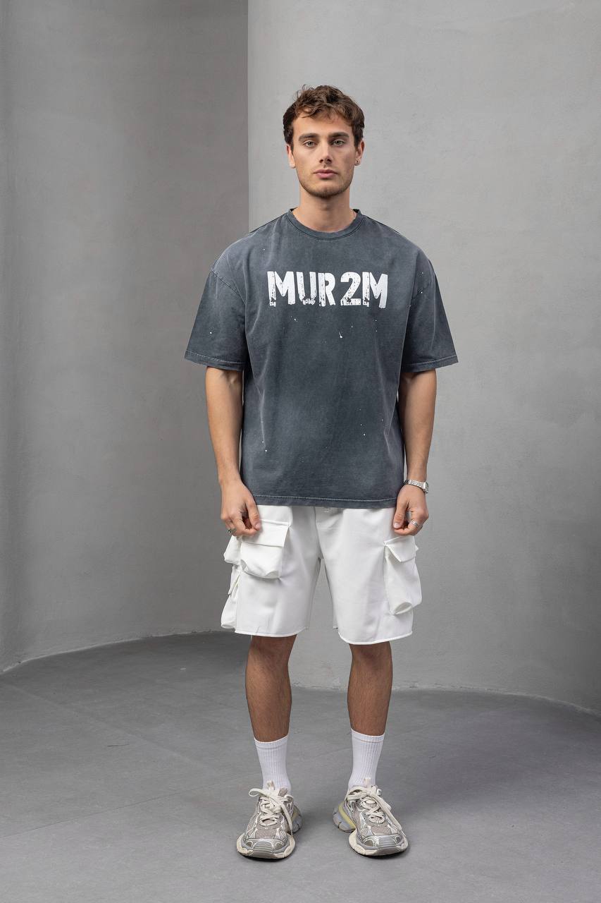 Men's Oversize Graphic T-Shirt – Thunder Mode Withinblack
