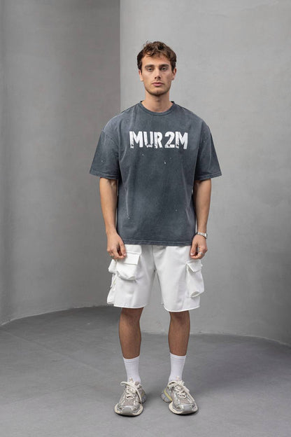 Men's Oversize Graphic T-Shirt – Thunder Mode Withinblack