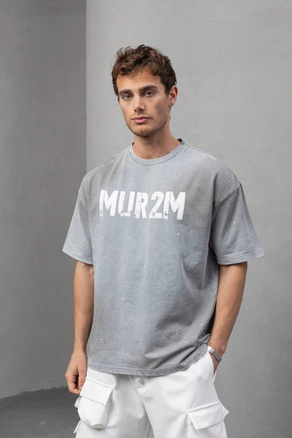 Men's Oversize Graphic T-Shirt – Thunder Mode Withinblack