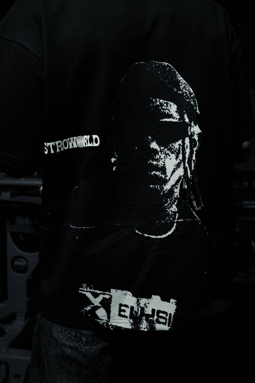 Men's Oversize Graphic T-Shirt - Streetwear Portrait Tee Withinblack