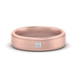 Mens Princess Cut 2 Tone Band Fascinating Diamonds