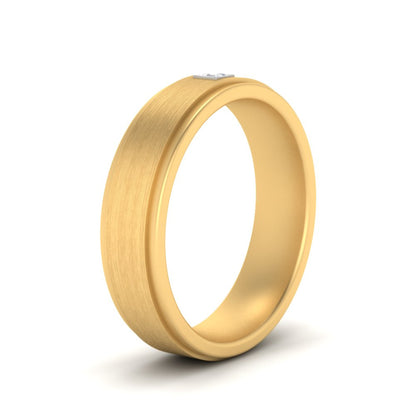 Mens Princess Cut 2 Tone Band Fascinating Diamonds